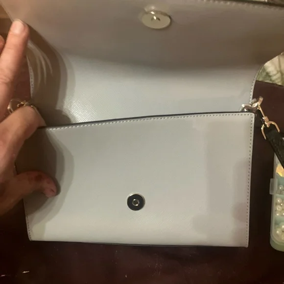 New York Carson Crossbody Handbag Med Nimbus Grey by Kate Spade - Picture 6 of 7